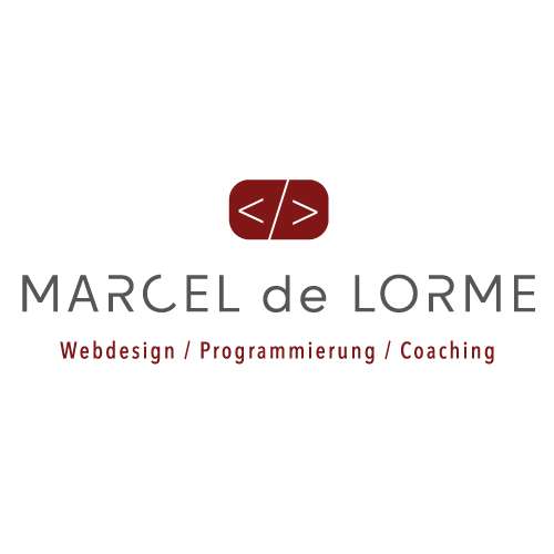 Marcel de Lorme | Webdesign • Programmierung • Coaching